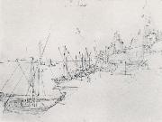 The Harbor at Antwerp Albrecht Durer